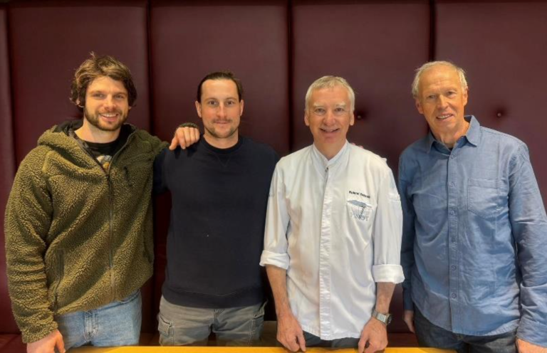 Jürg Adank, Patrick Adank, Roland Schmid und Georg Fromm